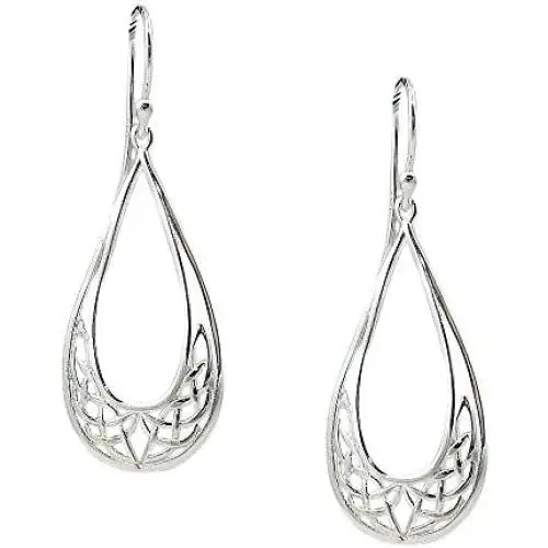 Sterling Silver Filigree Teardrop Earrings – 100% Hypoallergenic & Allergy Free Jewelry Sterling Silver Filigree Teardrop Earrings – 100% Hypoallergenic & Allergy Free Jewelry