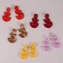 L&N Rainbery Bohemian Handmade Drop Earrings Fashion Beaded Raffia Palm Earrings for Women Tiered Dangle Statement Earrings