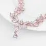 WeimanJewelry Silver/Gold/Rose Gold Plated Women Cubic Zirconia Round CZ Marquise Teardrop Bridal Necklace and Drop Earring Set for Bride Wedding WeimanJewelry Silver/Gold/Rose Gold Plated Women Cubic Zirconia Round CZ Marquise Teardrop Bridal Necklace and Drop Earring Set for Bride Wedding
