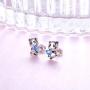 S925 Sterling Silver Unicorn Earrings Cat Earrings Elephant Earrings Panda Earrings Penguin Earrings Forever Love Animal Stud Earrings Gift for Her, Women, Daughter
