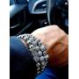 KOKOSHELL Royal Crown Jewels 3PCS Set - Gold/Silver Bracelets