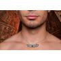 Egyptian Winged Large Solar or Sun Disk Necklace with Extender