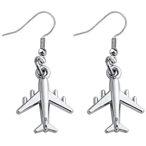 FUSTYLE Airplane Necklace Aircraft Pendant Flight Attendant Jewelry Pilot Gifts for Aviation Traveler FUSTYLE Airplane Necklace Aircraft Pendant Flight Attendant Jewelry Pilot Gifts for Aviation Traveler