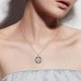 ONEFINITY Compass Necklace Sterling Silver Celtic Knot Necklace Graduation Friendship Talisman Travel Necklace Inspirational Graduation Gift Jewelry Gifts for Women Girls
