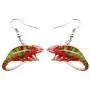 DUOWEI Acrylic Summer Tropic Chameleon Anole Lizard Earrings Charm Dangle Drop Jewelry for Women Girls Teens Kids Lovers Fancy Gifts DUOWEI Acrylic Summer Tropic Chameleon Anole Lizard Earrings Charm Dangle Drop Jewelry for Women Girls Teens Kids Lovers Fancy Gifts