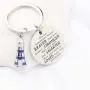 WSNANG Lighthouse Pendant Necklace Love Pearl Lighthouse Jewelry Birthday Gifts for Him Her with Lighthouse Hope Charms for Necklace