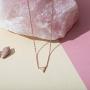 PAVOI 14K Gold Plated Triangle Created Opal Necklace | Opal Necklaces for Women