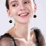 DAMLENG 5 Pairs Cute Resin Round Lollipop Drop Earring Handmade Candy Color Simulation Food Dangle Earring for Women Girl Funny Cartoon Friendship Jewelry