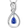 Sterling Silver Blue Sapphire Peridot Ruby Necklace for Mom Wife Birthday Gifts Forever Love Infinity Citrine Pink Tourmaline Jewelry Sterling Silver Blue Sapphire Peridot Ruby Necklace for Mom Wife Birthday Gifts Forever Love Infinity Citrine Pink Tourmaline Jewelry