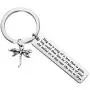 POTIY Outlander Theme Song Lyrics Dragonfly Keychain for Outlander Fans