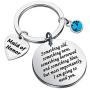 CYTING Maid of Honor Gift Something Old Something New Something Borrowed and Something Blue Wedding Keychain Thank You Gift for Bridesmaid Matron of Honor Sister in Law