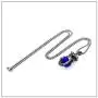 Heavstjer Punk Rock Stainless Steel Dragon Pendant Crystal Ball Necklace,24inches Link Chain Heavstjer Punk Rock Stainless Steel Dragon Pendant Crystal Ball Necklace,24inches Link Chain