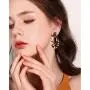 LOYALLOOK 4Set Leopard Jewelry Set Leopard Bracelet Acrylic Hoop Earring Statement Leopard Long Tassel Pendant Necklace for Women LOYALLOOK 4Set Leopard Jewelry Set Leopard Bracelet Acrylic Hoop Earring Statement Leopard Long Tassel Pendant Necklace for Women