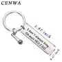 CENWA Singer Gift Music Lovers Gift Karaoke Lover Gift I Don’t Always Sing Oh Wait Yes I Do Microphone Keychain Gift for Musician Singer