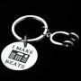 Kivosliviz Dj Gifts Keychain Music Producer Gifts Keyring Men Dj Pendant Keychains Dj Jewelry DJ Keychain