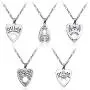 Chamqueen Ouija Board Pendant Necklace Set Pendant Necklace Ouija Board Planchette Alloy Love Pendant Necklace Set Women Necklaces