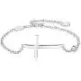 AmorAime 925 Sterling Silver Cross Bracelet for Women Dainty Religious Bracelet Christian Believe Faith Bracelet CZ Adjustable Girls Jewelry for Christmas or Birthday AmorAime 925 Sterling Silver Cross Bracelet for Women Dainty Religious Bracelet Christian Believe Faith Bracelet CZ Adjustable Girls Jewelry for Christmas or Birthday