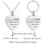 misyou dad and mom Cremation Jewelry Cardiogram Necklace Silver Always in My Heart Memorial Necklace Ashes Keepsake Pendant misyou dad and mom Cremation Jewelry Cardiogram Necklace Silver Always in My Heart Memorial Necklace Ashes Keepsake Pendant