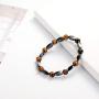 Jstyle 4Pcs Hematite Bead Bracelet for Men Women 8mm Tiger Eye Stone Beads Bracelet Elastic Natural Stone Bracelet Bangle