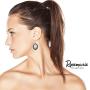 Rosemarie & Jubalee Womens Western Style Silver Tone Concho Medallion with Natural Howlite Necklace Earrings Set, 26''-29'' with 3'' Extension