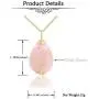 Top Plaza Natural Healing Crystals Rose Quartz Teardrop Gemstone Necklace Tree of Life Gold Copper Wire Wrapped Pendant Necklaces Reiki Quartz Jewelry for Womens Top Plaza Natural Healing Crystals Rose Quartz Teardrop Gemstone Necklace Tree of Life Gold Copper Wire Wrapped Pendant Necklaces Reiki Quartz Jewelry for Womens