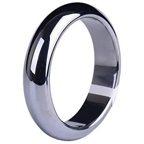 DUOVEKT Natural Terahertz Bracelet Bangle for Women Men Wave Stone Beads Fashion Jewelry AAAA Inner Diameter 55mm DUOVEKT Natural Terahertz Bracelet Bangle for Women Men Wave Stone Beads Fashion Jewelry AAAA Inner Diameter 55mm