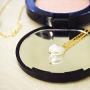 NA Heart Necklace Pearl | Pearl Necklace for Women | Chain and Pearl Necklace|18 Inch Length with 14K Gold Plated Chain | Teen Girl Gifts