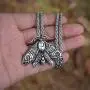 Fuqimanman2020 2pcs Death Head Moth Pendant Necklace Jewelry Goth Moth and The Moon Fuqimanman2020 2pcs Death Head Moth Pendant Necklace Jewelry Goth Moth and The Moon