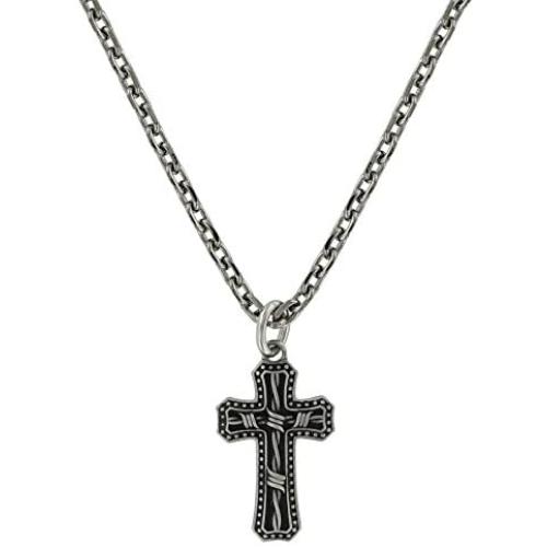 Montana Silversmiths Christian Faith Cross Mens Necklace