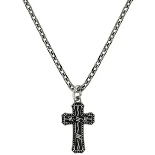 Montana Silversmiths Christian Faith Cross Mens Necklace