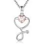 Medicine Stethoscope Necklace Sterling Silver Heartbeat EKG Pendant Necklace Nurse Physician Jewelry for Doctors Medical Science Student gifts Medicine Stethoscope Necklace Sterling Silver Heartbeat EKG Pendant Necklace Nurse Physician Jewelry for Doctors Medical Science Student gifts