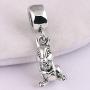 Ochoos New Mischievous But Well-Meaning Thumper Pendant Beads Fit Pandora Bracelet DIY Jewelry 925 Sterling Silver Animal Bead Charm