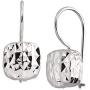 Silpada Rounded Cube Drop Earrings in Textured Sterling Silver