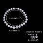 EVER FAITH Wedding Round Pave CZ Star Inspired Jewelry Set - Necklace Earrings Bracelet