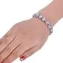 EVER FAITH Silver-Tone Round Cut Cubic Zirconia Tennis Necklace Bracelet Earrings Set EVER FAITH Silver-Tone Round Cut Cubic Zirconia Tennis Necklace Bracelet Earrings Set