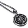 Elfasio Stainless Steel Necklace Pendant for Men Seal of Astaroth Key of Solomon/Seal of Lilith Sigil of Lucifer Seal Both Sided Pendants Chain 18-30 inch Elfasio Stainless Steel Necklace Pendant for Men Seal of Astaroth Key of Solomon/Seal of Lilith Sigil of Lucifer Seal Both Sided Pendants Chain 18-30 inch
