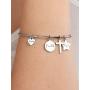Tstars Christian Bracelet for Women - Love Faith Hope - Cross Inspirational Faith Religious Pendants Bracelet Jewelry Gifts for Her