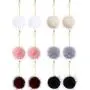 6 Pairs Faux Fur Ball Earrings Pom Pom Dangle Earrings Valentines Gifts for Women Girls 6 Pairs Faux Fur Ball Earrings Pom Pom Dangle Earrings Valentines Gifts for Women Girls
