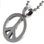 Peace Sign Jewelry Hippie Reggae Disco 70s Fashion Peace Symbol protection Amulet Pewter Pendant Necklace Charm Mens Womens Girls Boys Unisex for men women girls boys gay w Silver Ball Chain Peace Sign Jewelry Hippie Reggae Disco 70s Fashion Peace Symbol protection Amulet Pewter Pendant Necklace Charm Mens Womens Girls Boys Unisex for men women girls boys gay w Silver Ball Chain