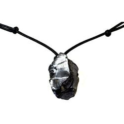 Keled Rocks Elite Shungite Pendant Crystal with adjustable Necklace 14-28''