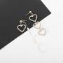 Initial Heart Earrings for Women，Love Heart Dangle Earrings, Gift for Birthday, Thanksgiving, Mothers Day, Casual or Daily Wear