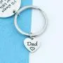 HN HNHB Your Little Girl My Hero Father Keychain Daughter Dad Gift Fathers Day Jewelry Gifts