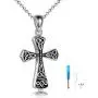 Celtic Cross Urn Necklace for Ashes Sterling Silver Cremation Memorial Jewelry Vintage Religious Jewelry Celtic Cross Urn Necklace for Ashes Sterling Silver Cremation Memorial Jewelry Vintage Religious Jewelry
