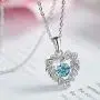 Forever Love Heart Women Necklace 925 Sterling Silver Rose Gold Plated November Birthstone Pendant Necklaces for Women Birthday Gift for Mom Women Wife Girls Her with Zirconia Christmas Jewelry Gift Forever Love Heart Women Necklace 925 Sterling Silver Rose Gold Plated November Birthstone Pendant Necklaces for Women Birthday Gift for Mom Women Wife Girls Her with Zirconia Christmas Jewelry Gift