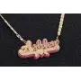 Personalized Custom Name Necklace Double Nameplate Acrylic board Made Any Name Dazzling and Stunning Personalized Custom Name Necklace Double Nameplate Acrylic board Made Any Name Dazzling and Stunning