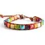 YGLINE Boho Leather Wrap Bead Bracelets for Women Girls Handmade Chakra Imperial Jasper Adjustable Healing Bracelet Bangles YGLINE Boho Leather Wrap Bead Bracelets for Women Girls Handmade Chakra Imperial Jasper Adjustable Healing Bracelet Bangles