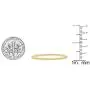 1.4 mm Beaded Style Ladies Ball Chain Design Wedding Band, 10K Gold 1.4 mm Beaded Style Ladies Ball Chain Design Wedding Band, 10K Gold