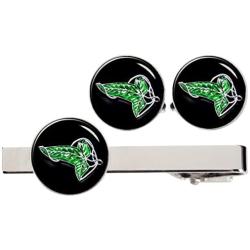 Kooer Elven Leaf Cuff Links Personalized Wedding Cufflinks Jewelry Gift for Men