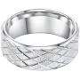 6mm or 8mm Solid Unisex Comfort Fit Sterling Silver Lines and Grids Engraved Ring Patterned Wedding Band 6mm or 8mm Solid Unisex Comfort Fit Sterling Silver Lines and Grids Engraved Ring Patterned Wedding Band