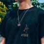 Holibanna Universe Necklace Galaxy Pendant Necklace Outer Space Necklace Glow in the Dark Planet Necklace Planet Jewelry for Women Men Style 1